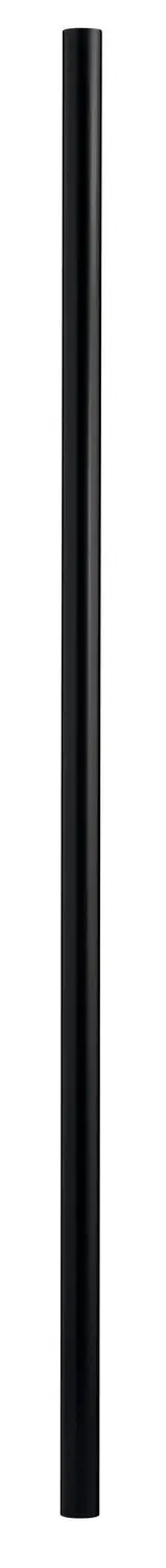 10Ft Post With Ground Outlet And Photocell Post In Black 1