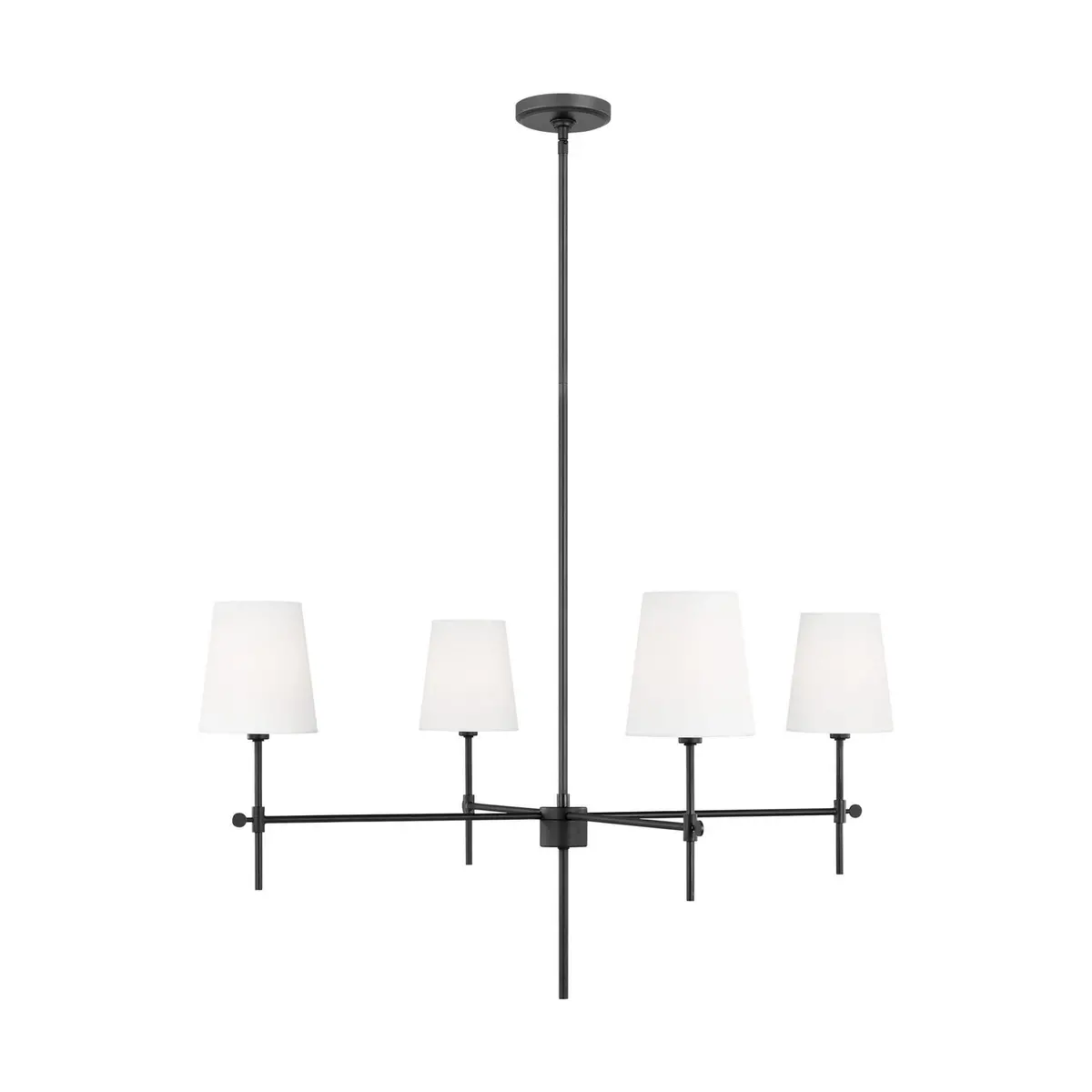 Visual Comfort Studio Baker | Mid. Chandeliers At 60W & 3.5W 1
