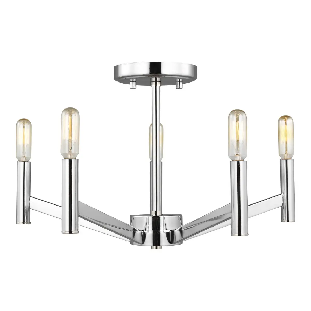 Visual Comfort Studio Vector | Semi-Flush Mts. At 40W & 3.5W 1