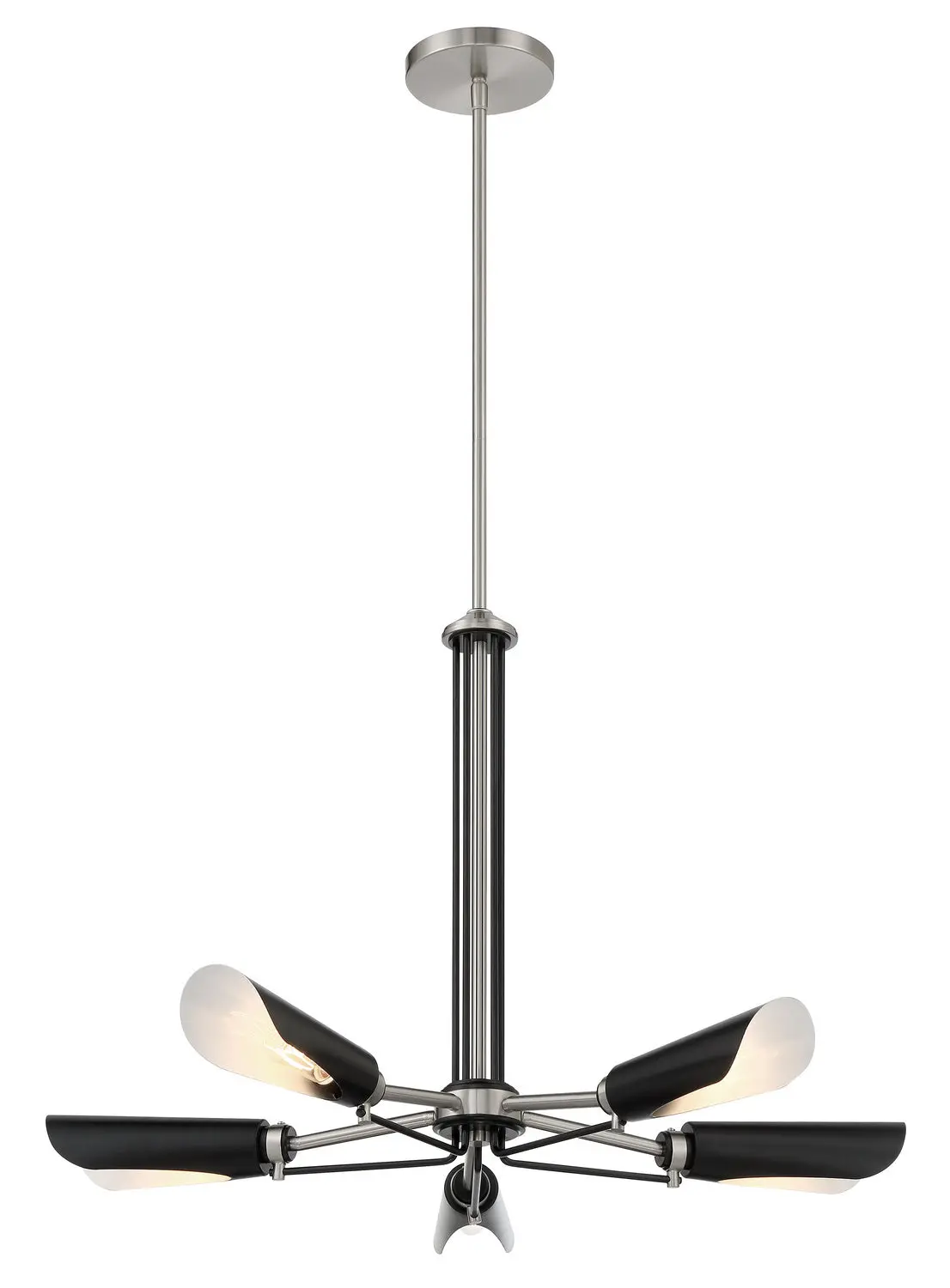 George Kovacs Turbine | Mid. Chandeliers At 60W 1