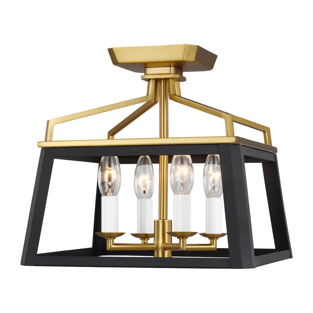 Visual Comfort Studio Carlow | Semi-Flush Mts. At 60W 1
