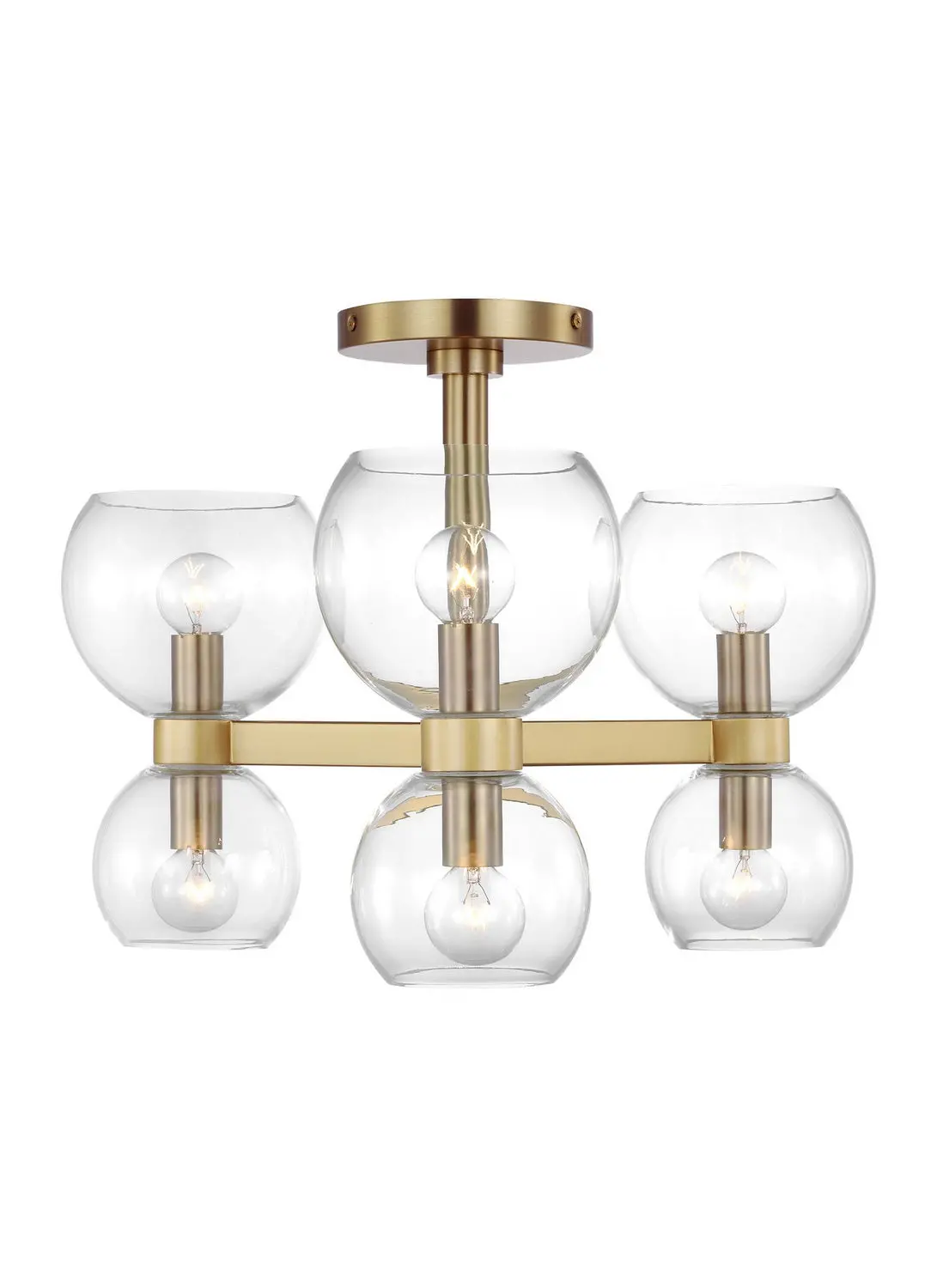 Visual Comfort Studio Londyn | Semi-Flush Mts. At 60W 1