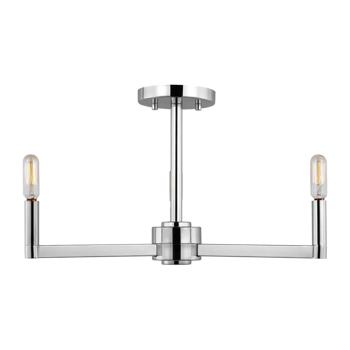 Visual Comfort Studio Fullton | Semi-Flush Mts. At 60W & 3.5W 1