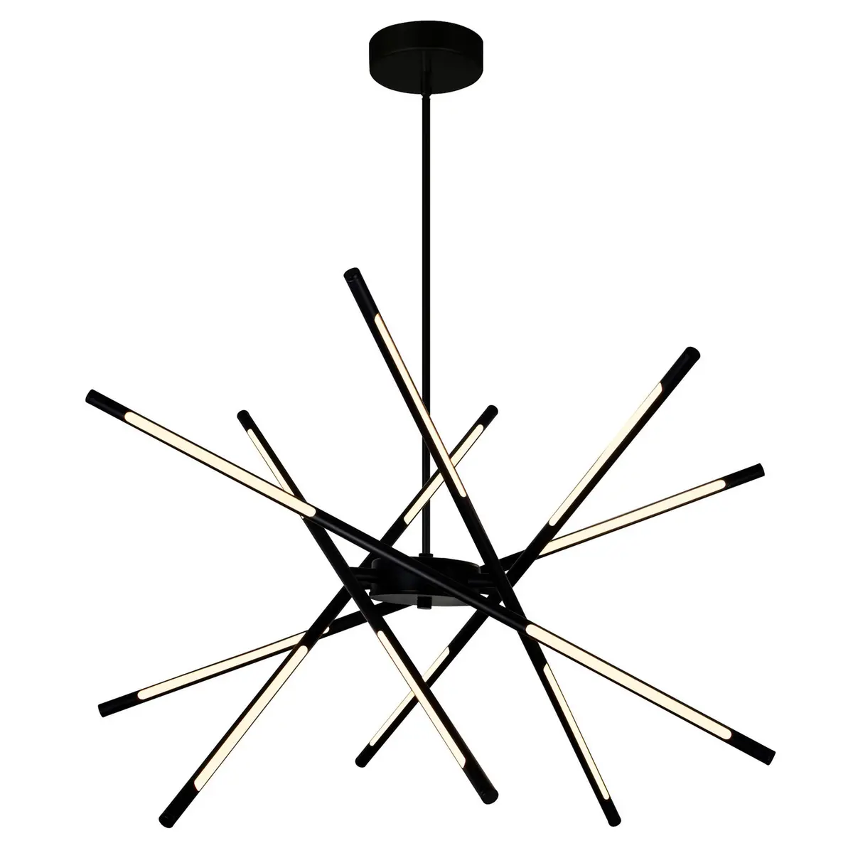 Cwi Lighting Oskil | Mid. Chandeliers At 20W, 1040Lm, & 3000K Temp 1