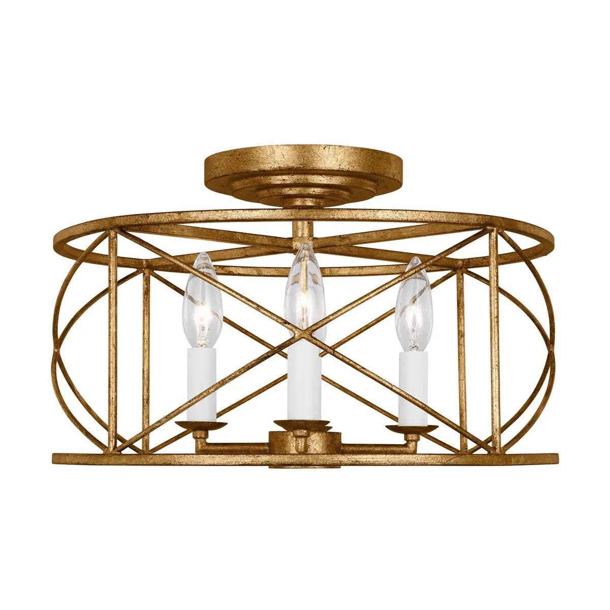 Visual Comfort Studio Beatrix | Semi-Flush Mts. At 60W 1