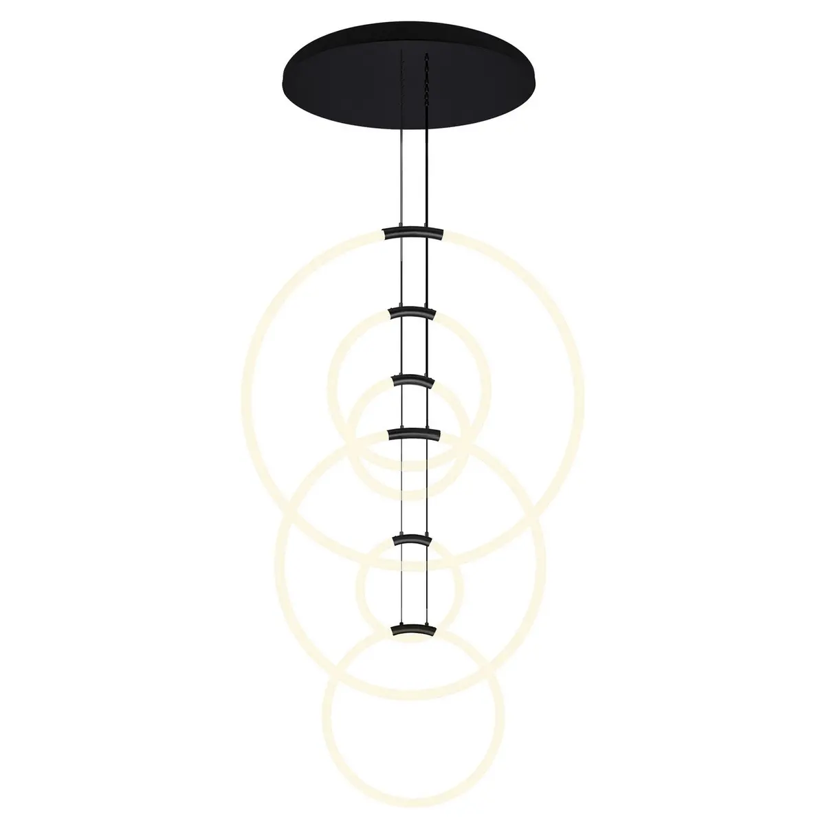Cwi Lighting Hoops | Large Chandeliers At 70W, 3640Lm, & 3000K Temp 1