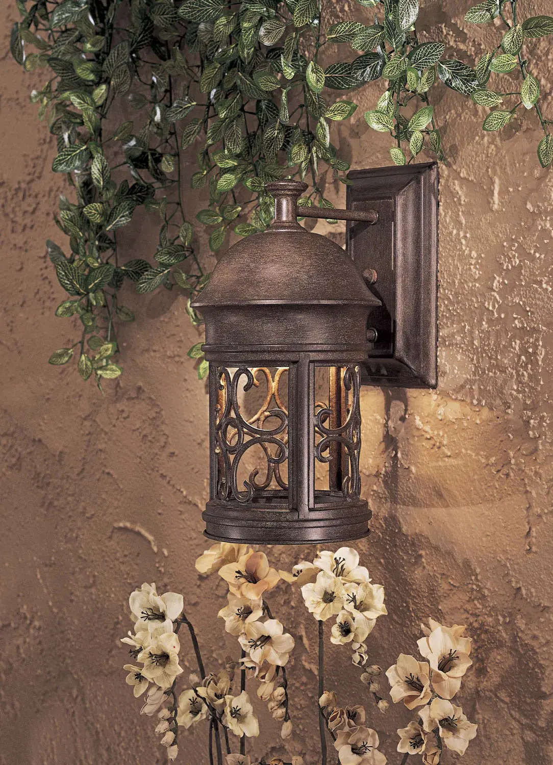 Minka Lavery Sage Ridge One Light Wall Mount In Vintage Rust 2