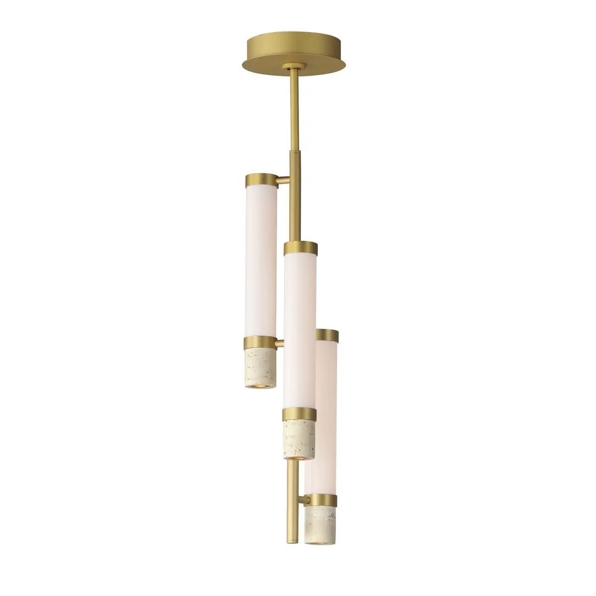 Et2 Travertine | Mini Chandeliers At 18W, 2700Lm, & 3000K Temp 1