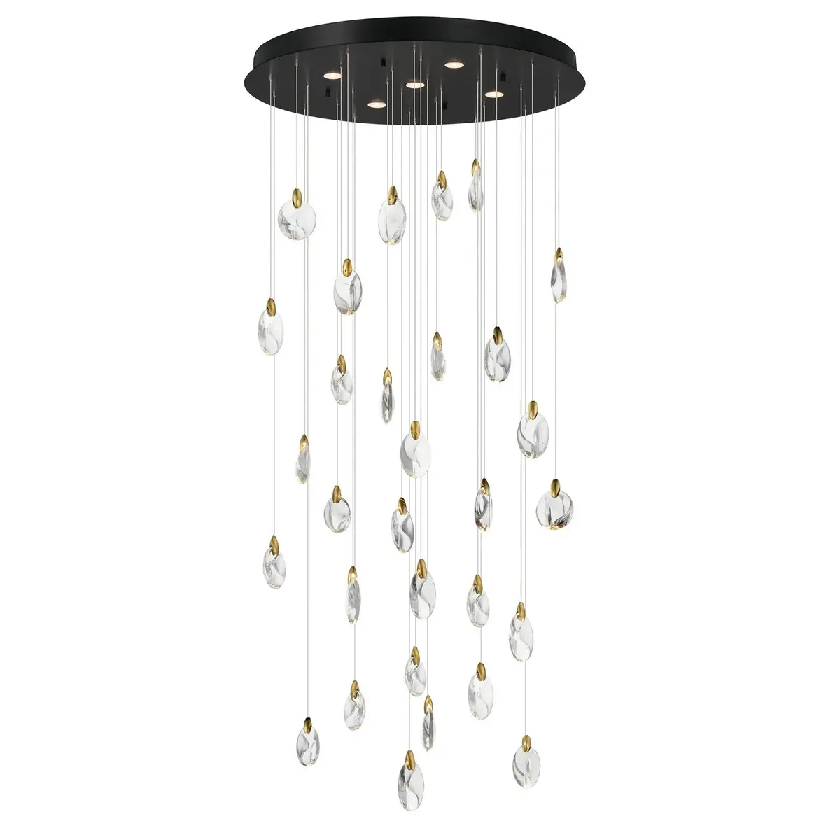 Et2 Pebble | Mid. Chandeliers At 4000K & 30K Temp 1