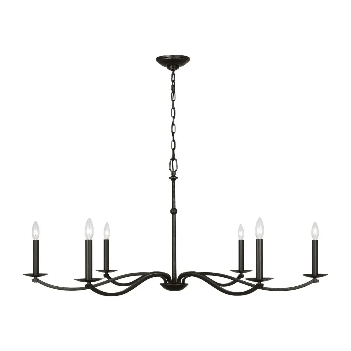 Visual Comfort Studio Wellen | Large Chandeliers At 40W 1