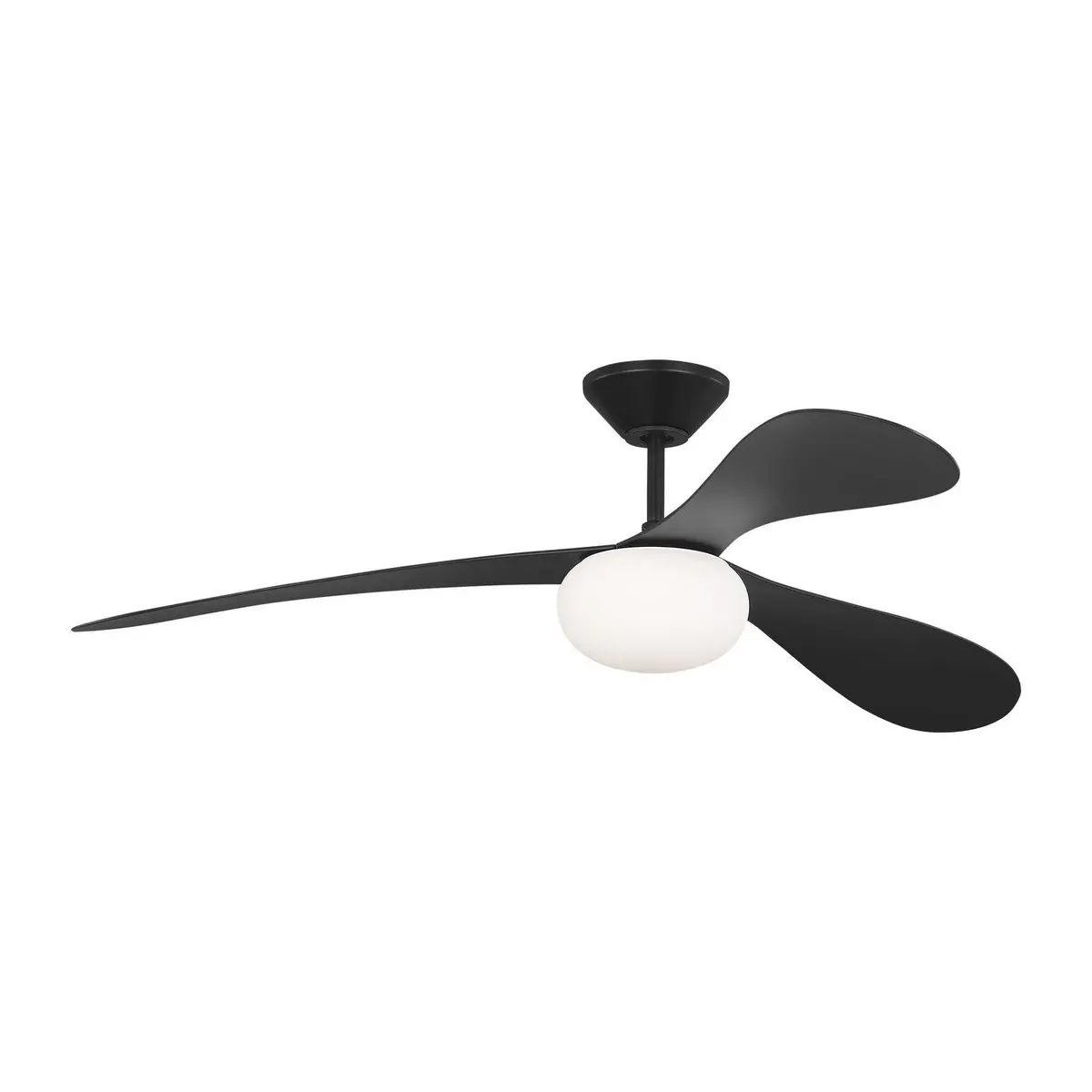 Visual Comfort Fan Drape Smart 58 Led | Outdoor Ceiling Fan With 24W Array & Handheld Remote, 6-Speed, Reverse And Dimmer 1