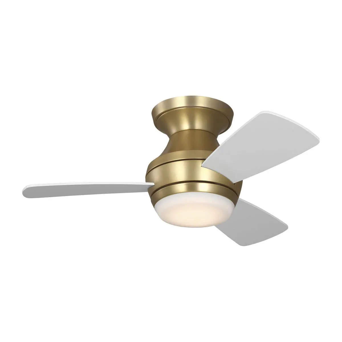 Visual Comfort Fan Ikon 32 Hugger Led | Indoor Ceiling Fan With 20W Array & Handheld Remote, 4-Speed, Reverse And Dimmer 1