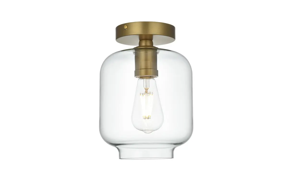 Elegant Lighting Collier | Semi-Flush Mts. At 40W 1