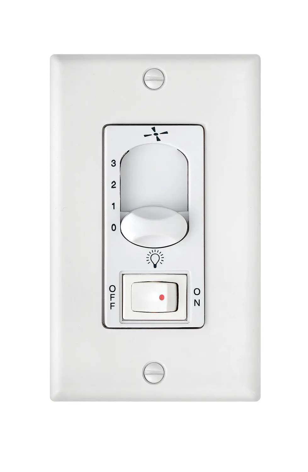 3 Speed On/Off Lt Sw Wall Control In White 1
