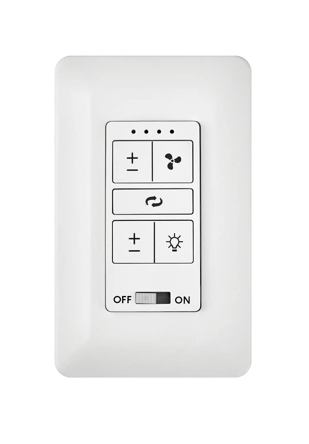 4 Speed Dc Wall Control In White 1