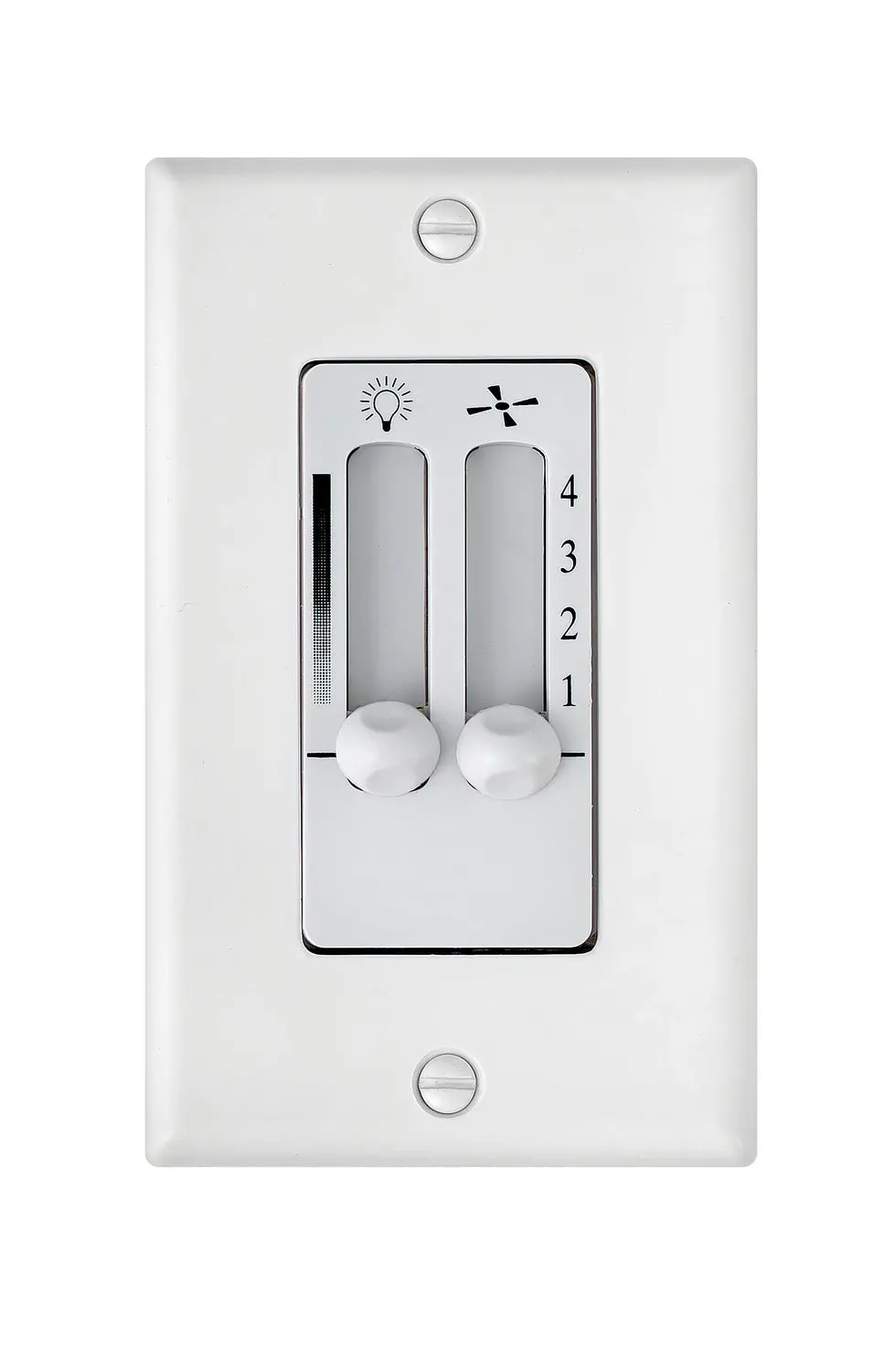 4 Speed Dual Slide Wall Control In White 1
