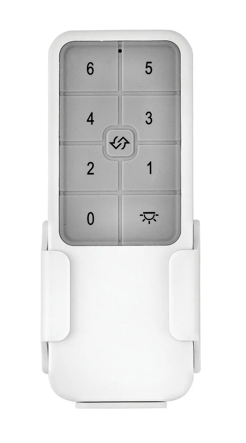 6 Speed Dc Remote Control In White 1