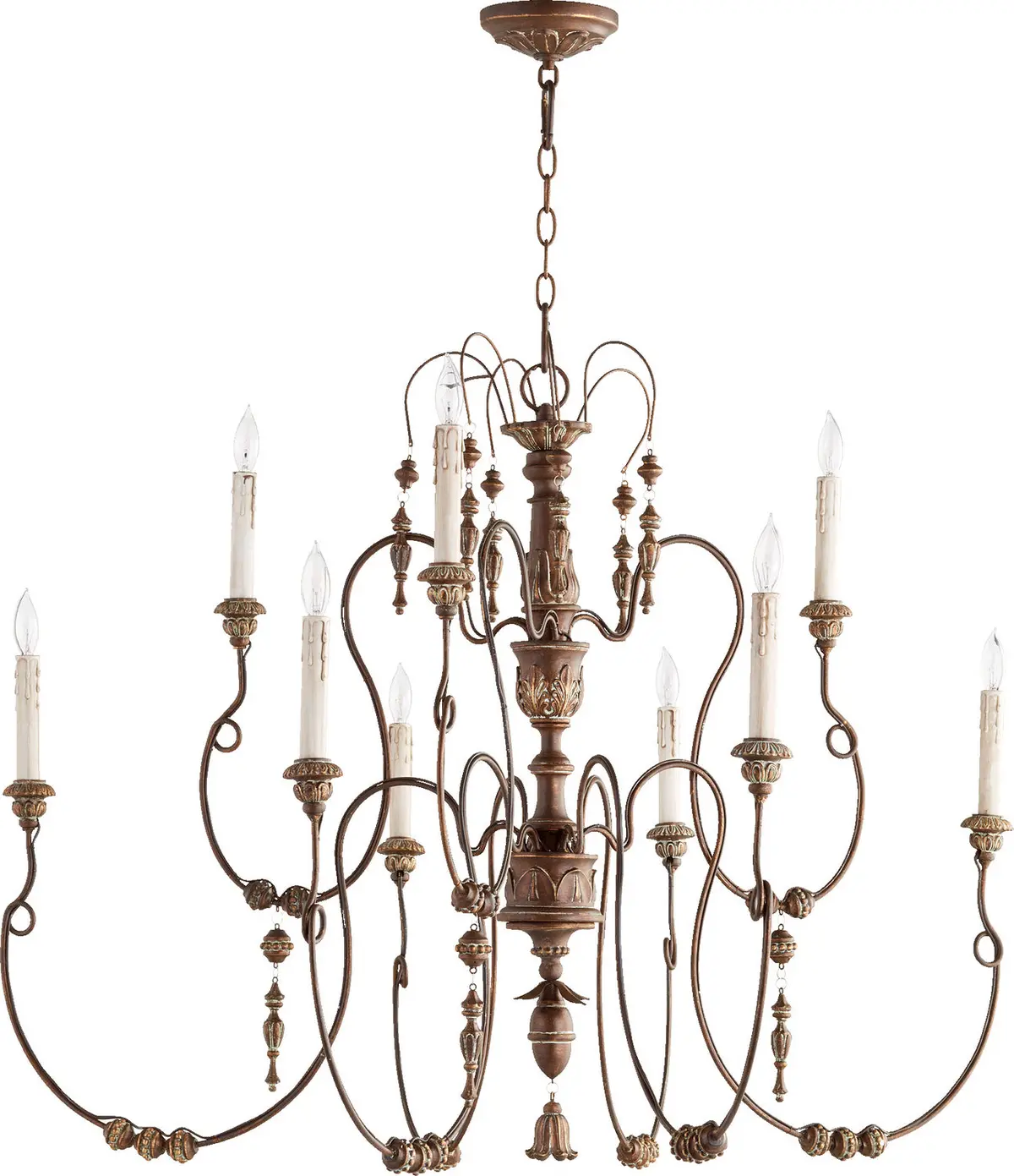 Quorum Salento | Large Chandeliers At 60W 1