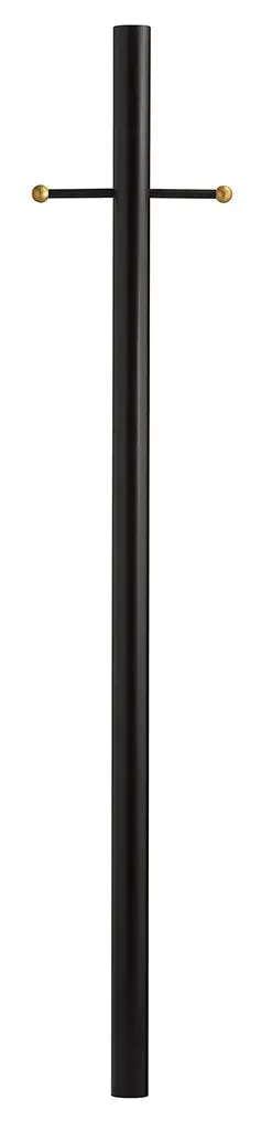 7Ft Post Post In Textured Black 1