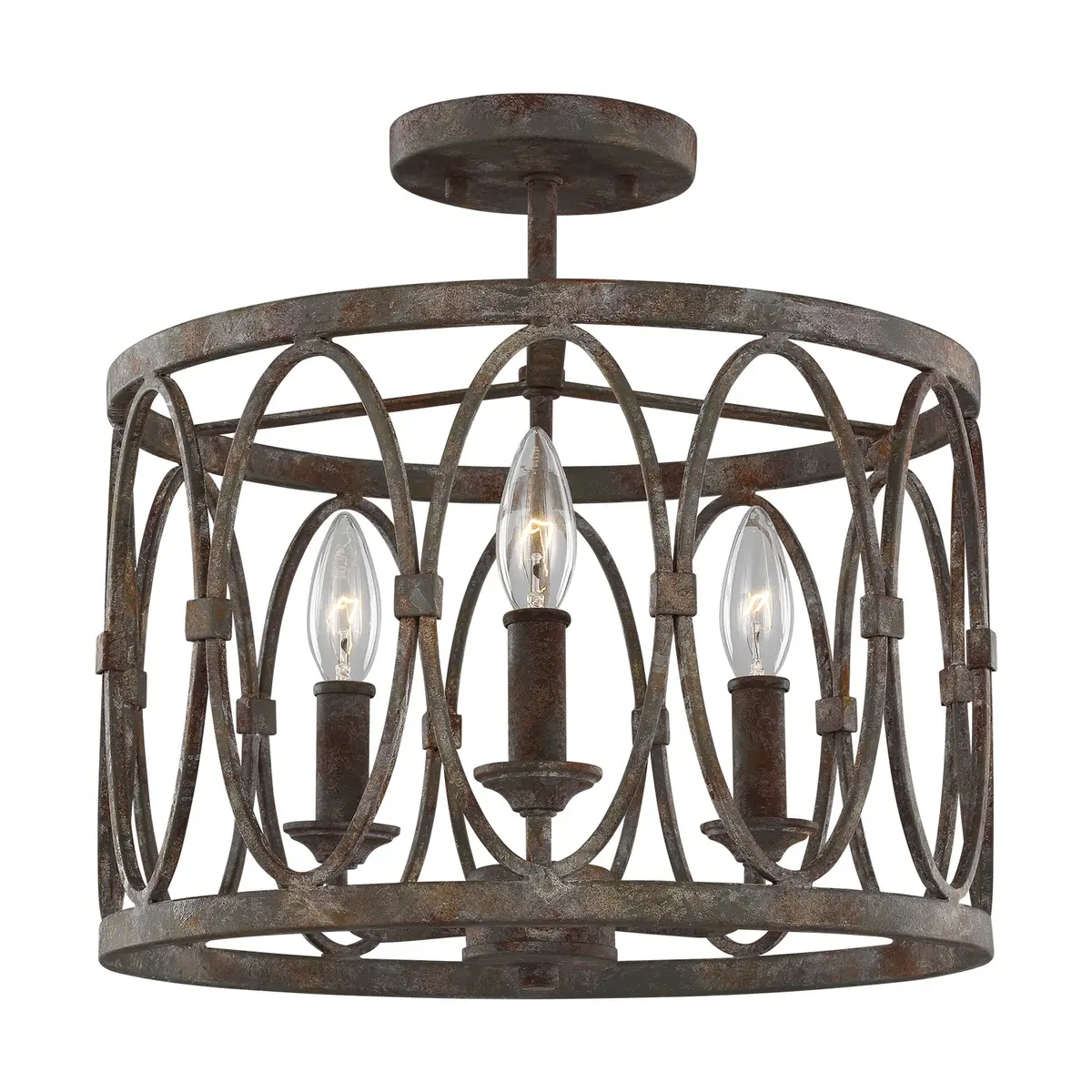 Visual Comfort Studio Patrice | Semi-Flush Mts. At 60W 1