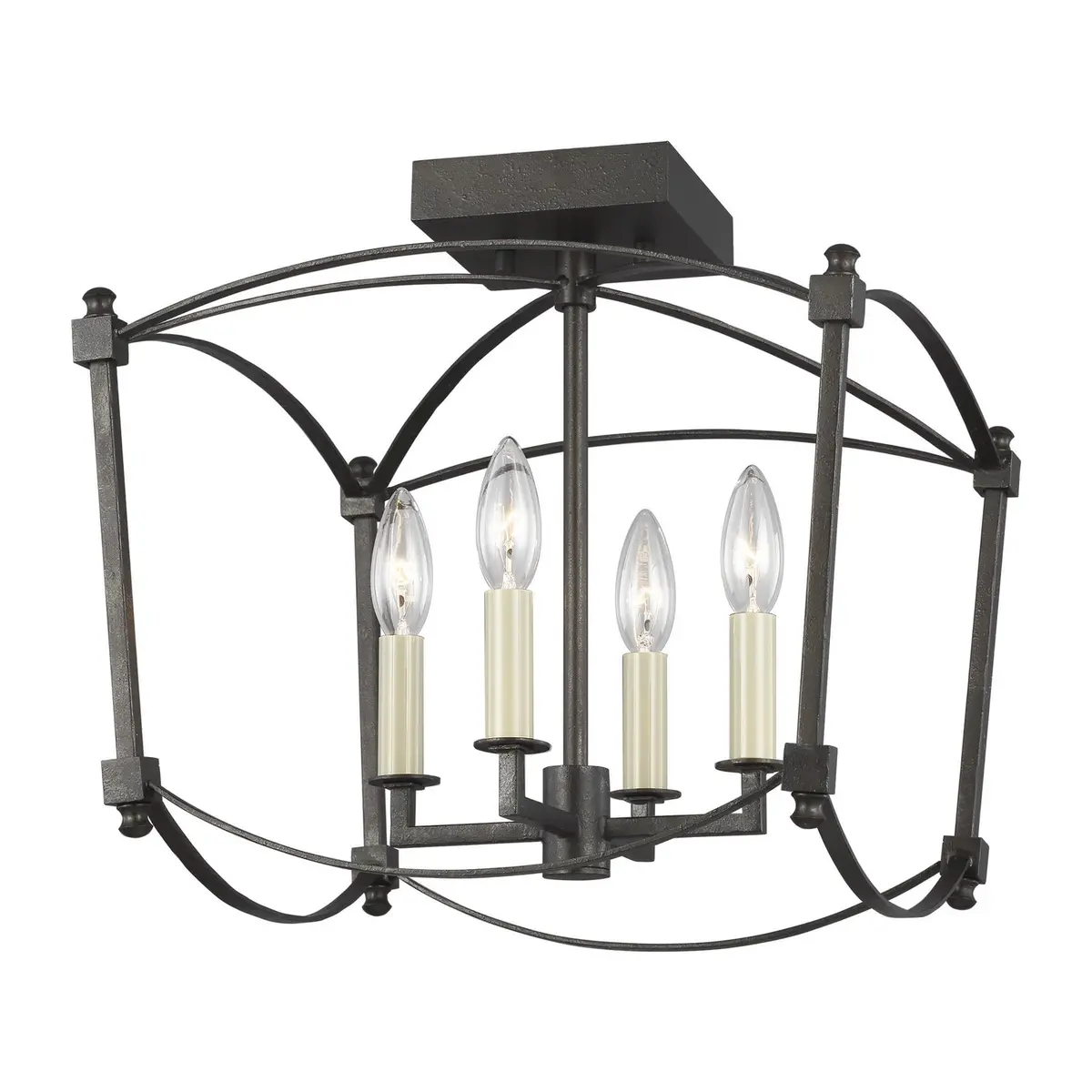 Visual Comfort Studio Thayer | Semi-Flush Mts. At 60W 1