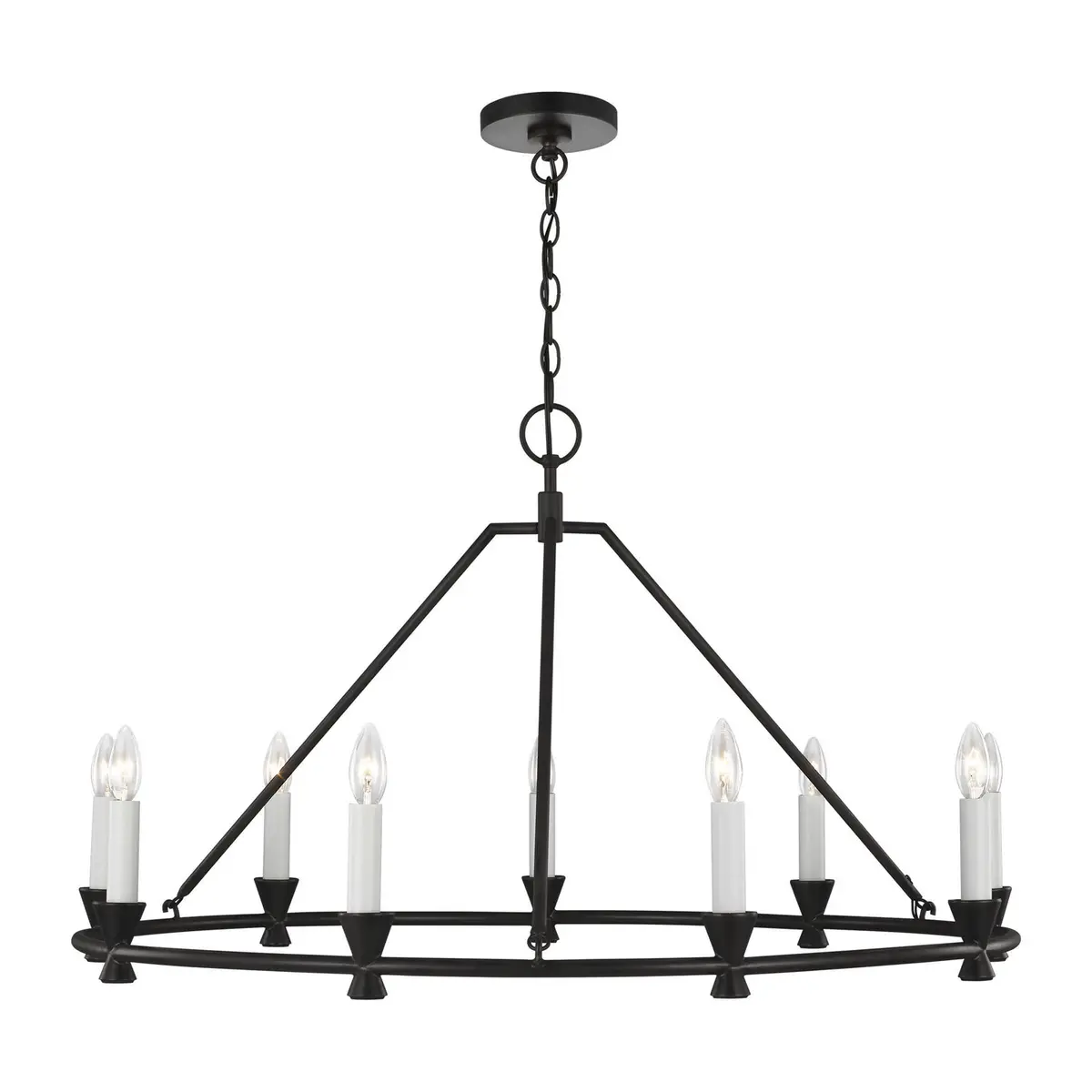 Visual Comfort Studio Keystone | Large Chandeliers At 60W 1