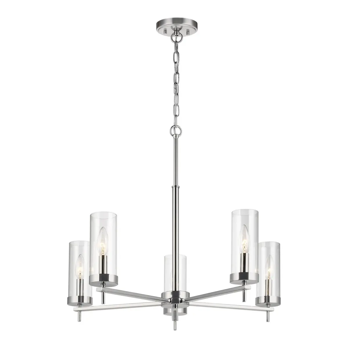 Visual Comfort Studio Zire | Mid. Chandeliers At 60W & 3.5W 1