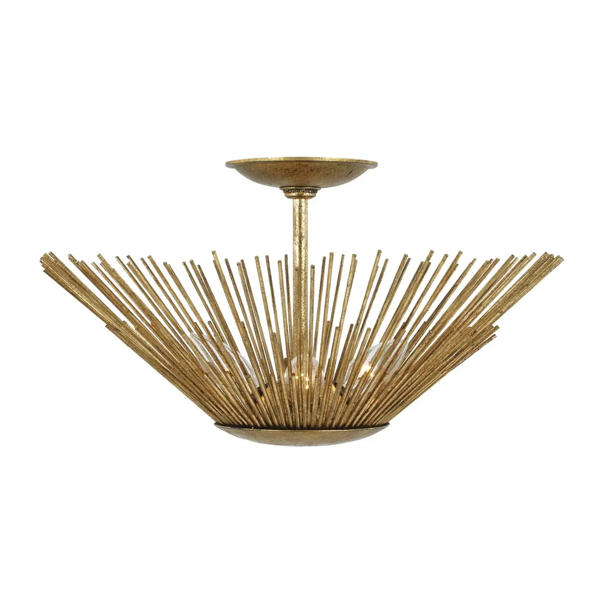 Visual Comfort Studio Helios | Semi-Flush Mts. At 60W 1