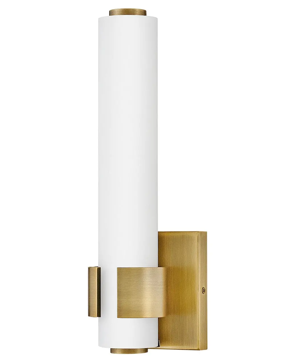 Aiden Led Wall Sconce In Lacquered Brass 1