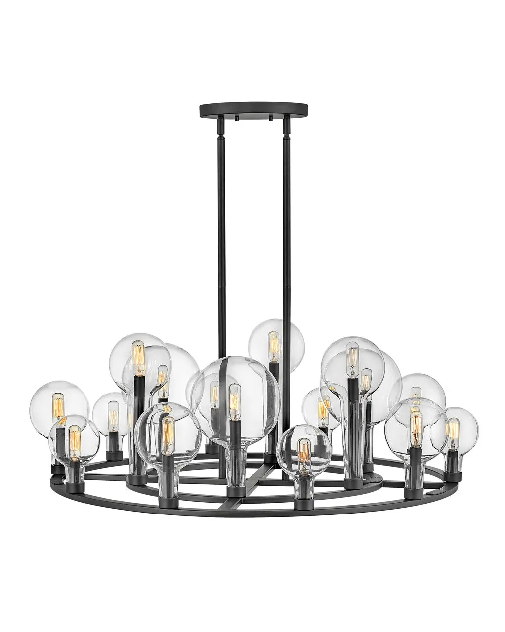 Alchemy Led Chandelier In Black 1
