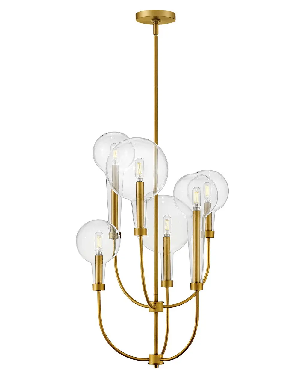 Alchemy Led Pendant In Lacquered Brass 1