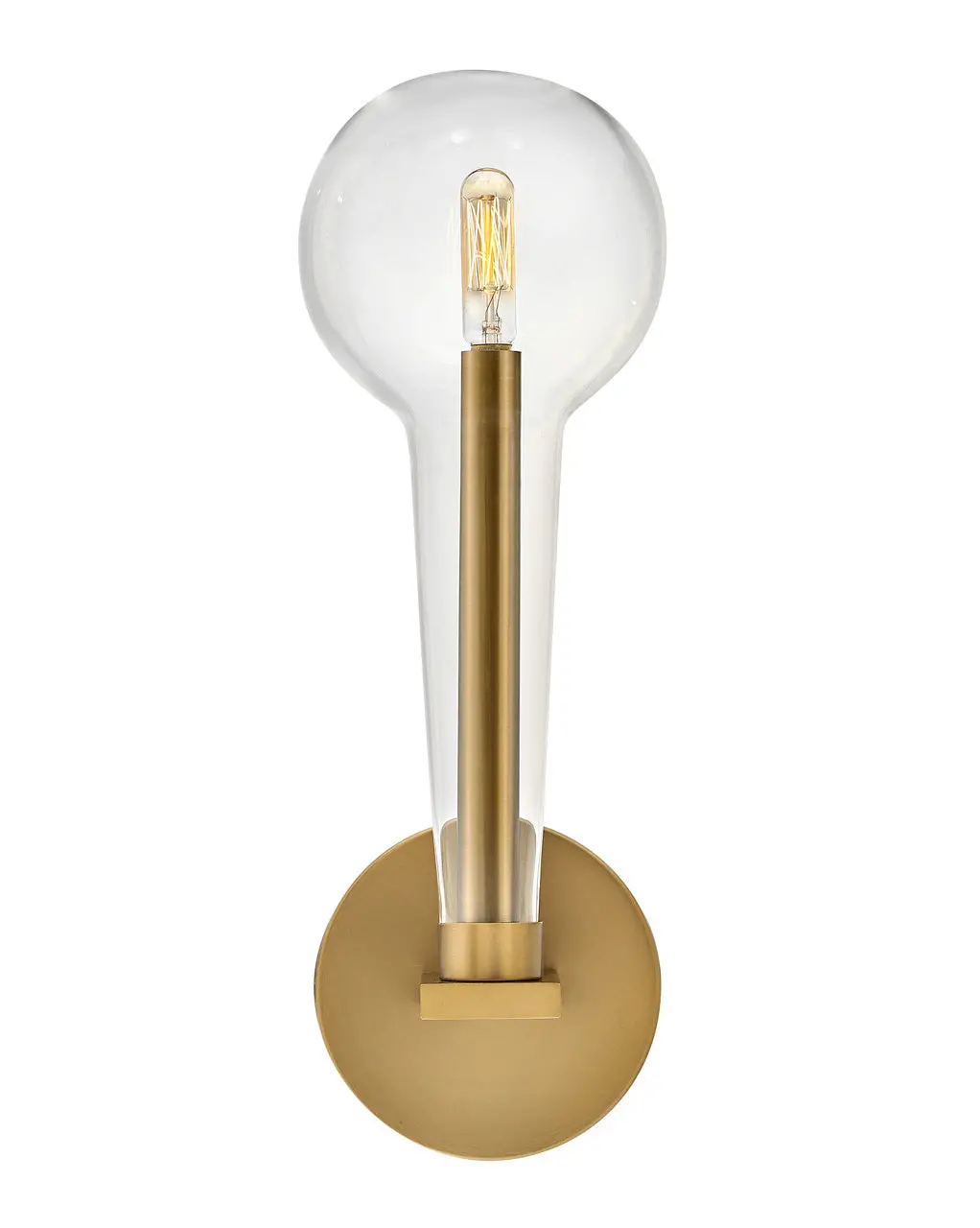 Alchemy Led Wall Sconce In Lacquered Brass 1