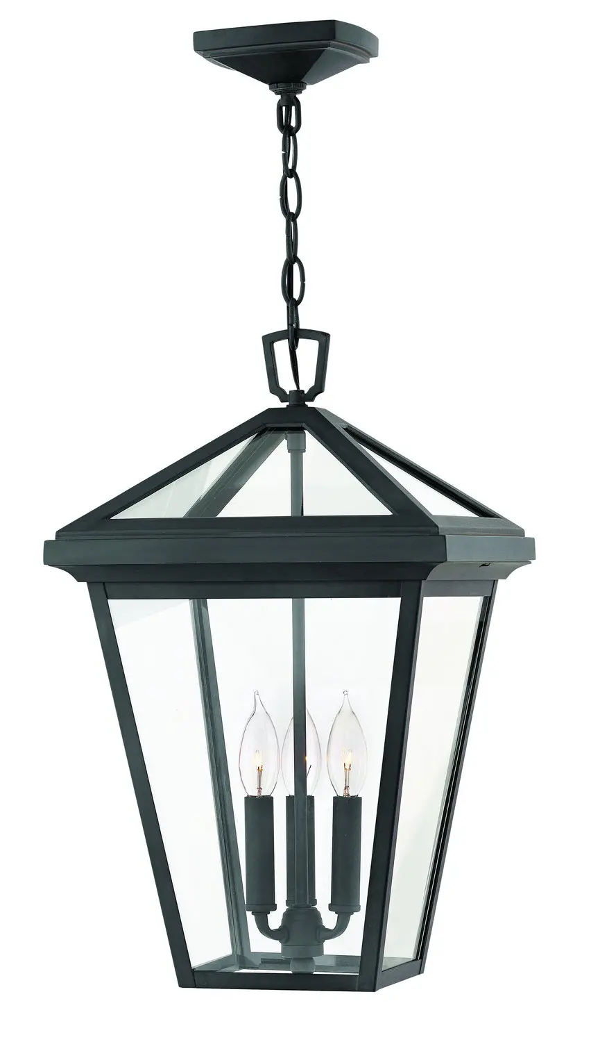 Alford Place Led Hanging Lantern In Museum Black 1
