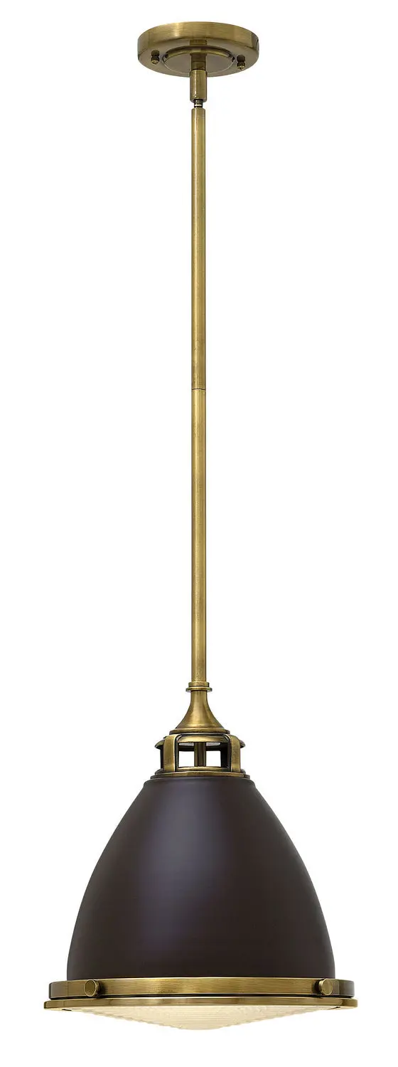 Amelia Led Pendant In Buckeye Bronze 1