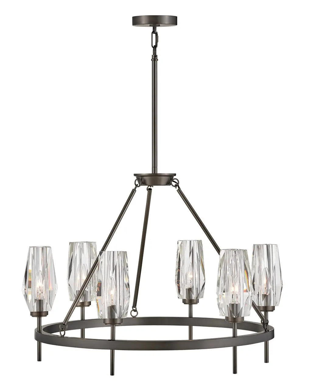 Ana Led Chandelier In Black Oxide 1