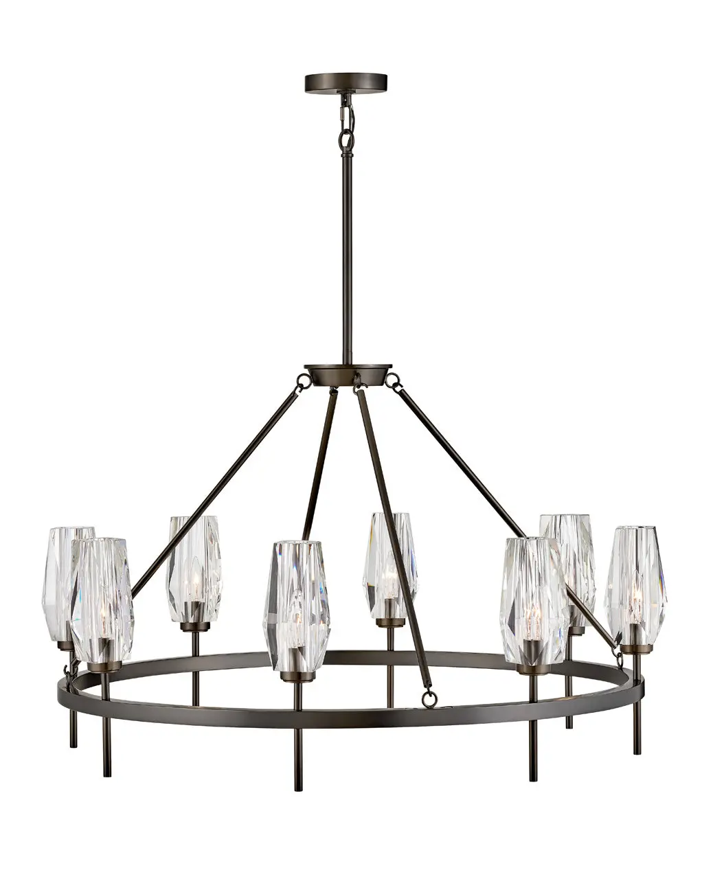 Ana Led Chandelier In Black Oxide 1