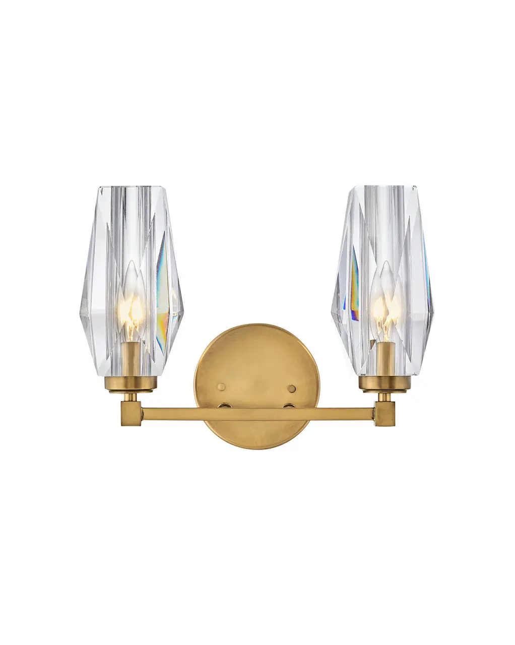 Ana Led Vanity In Heritage Brass 1