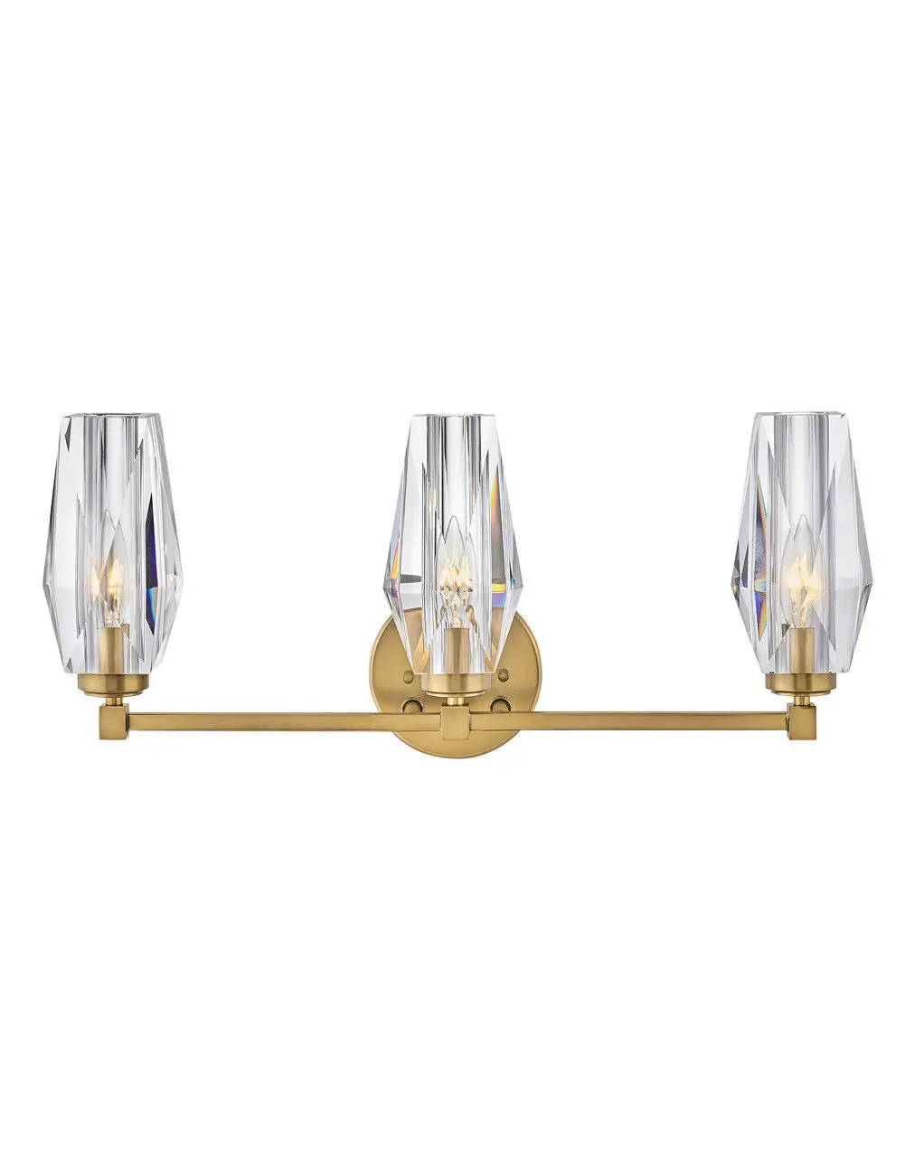 Ana Led Vanity In Heritage Brass 1
