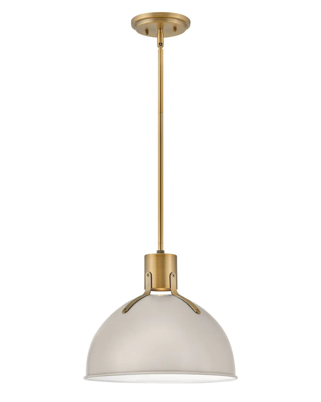 Argo Led Pendant In Light Taupe 1