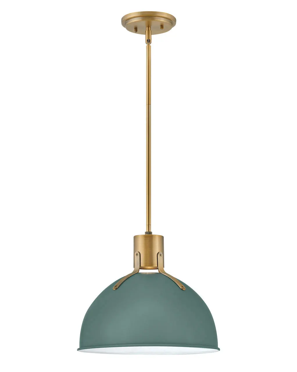 Argo Led Pendant In Sage Green 1