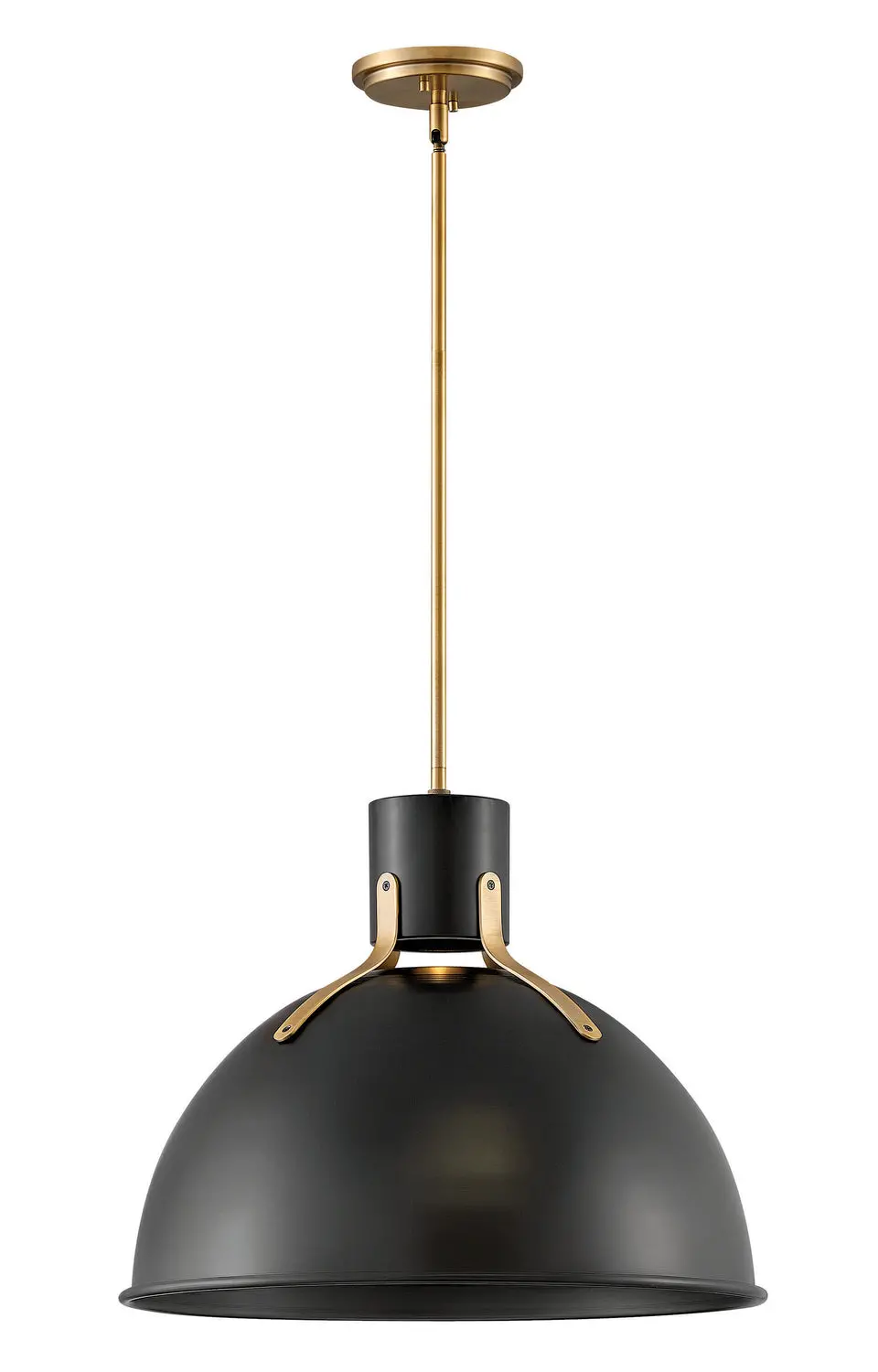 Argo Led Pendant In Satin Black 1