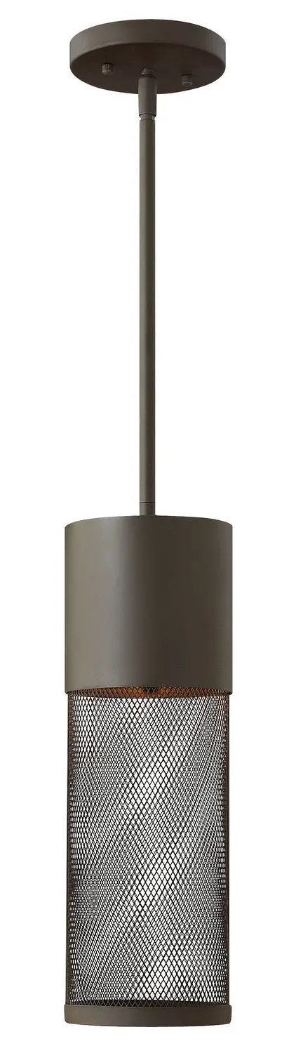 Aria Led Hanging Lantern In Buckeye Bronze 1