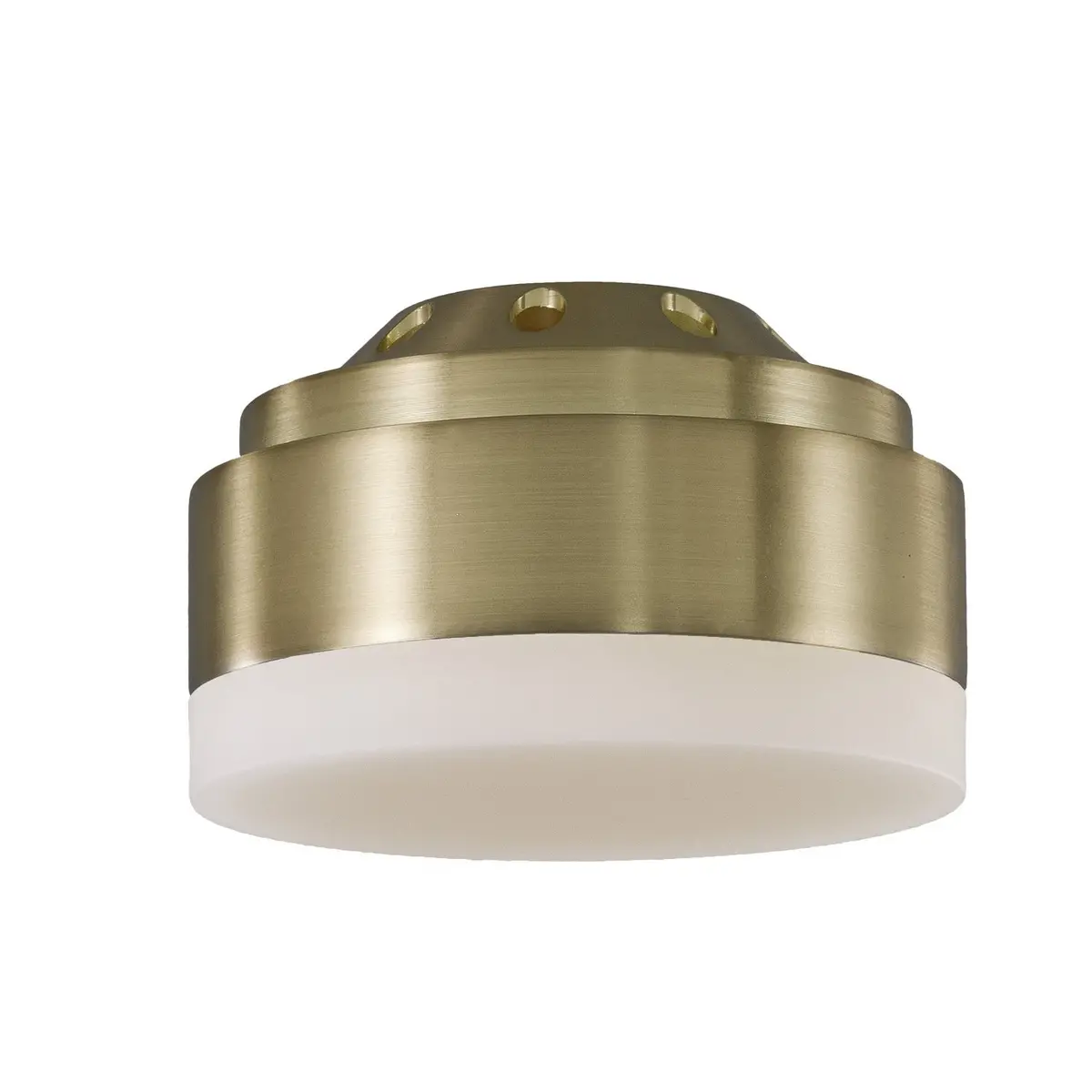 Aspen 70 Led Fan Light Kit In Burnished Brass - Discontinued 1