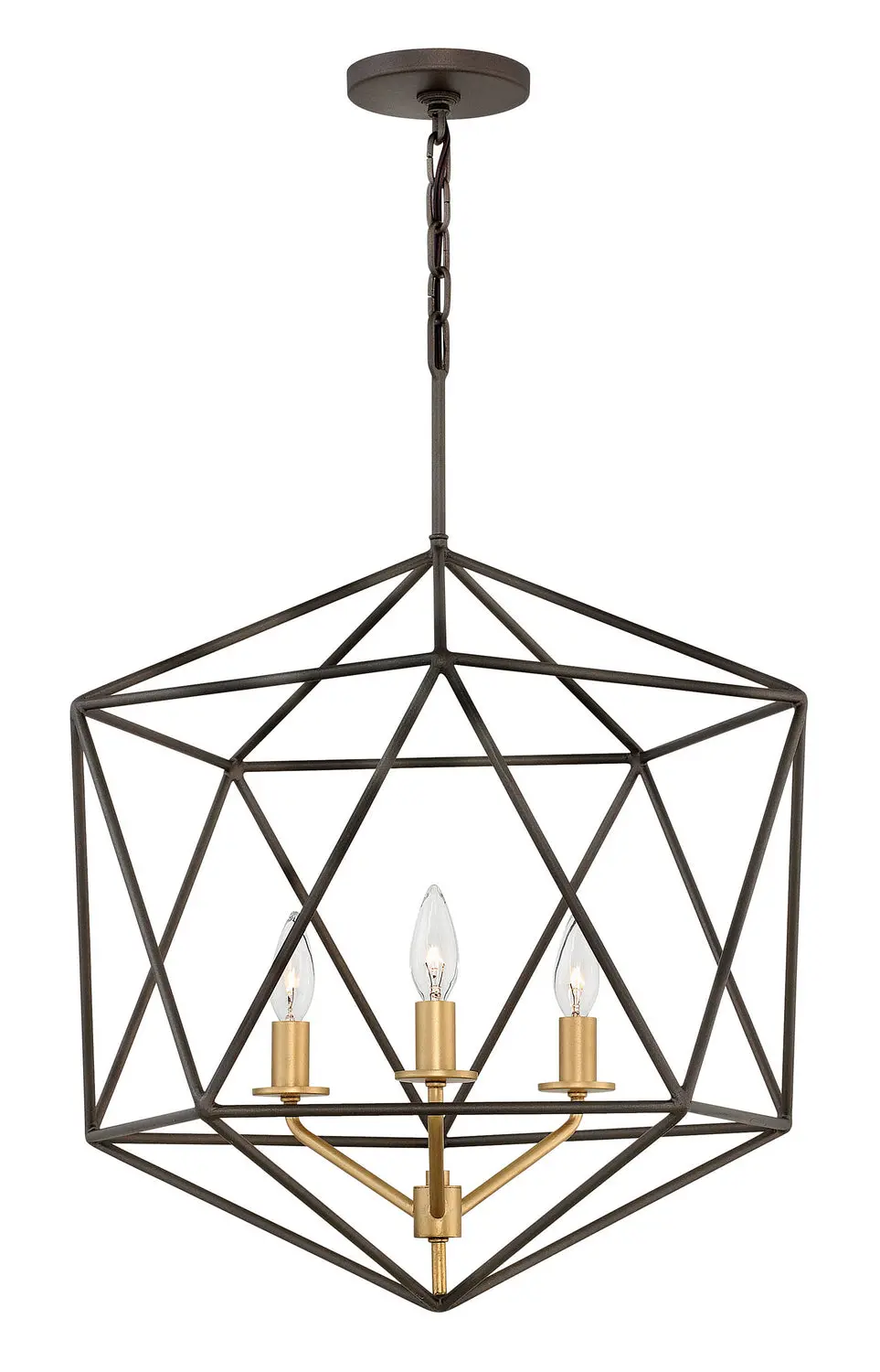 Astrid Led Pendant In Metallic Matte Bronze 1