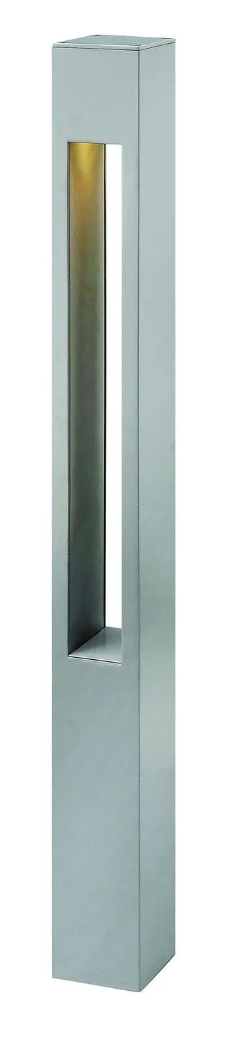 Atlantis Led Bollard In Titanium 1