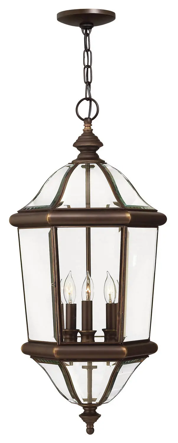 Augusta Led Hanging Lantern In Copper Bronze 1