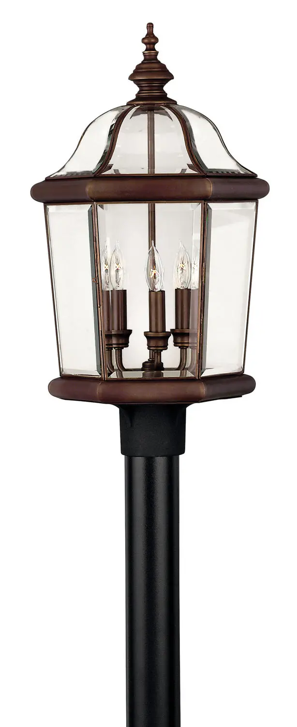 Augusta Led Post Top/ Pier Mount In Copper Bronze 1