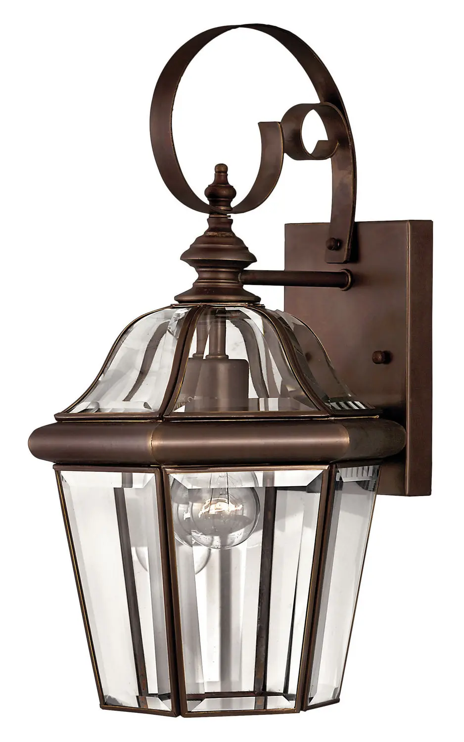 Augusta Led Wall Mount In Copper Bronze 1