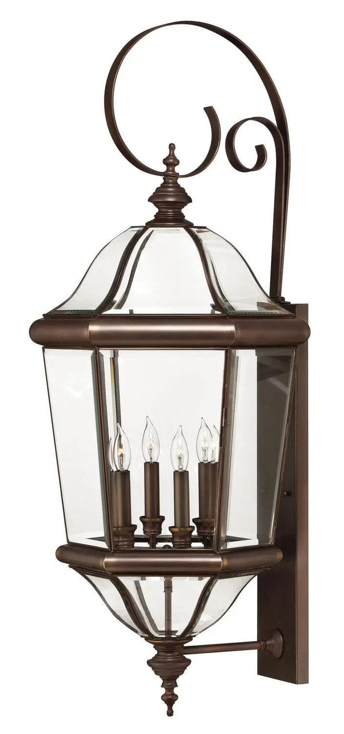Augusta Led Wall Mount In Copper Bronze 1