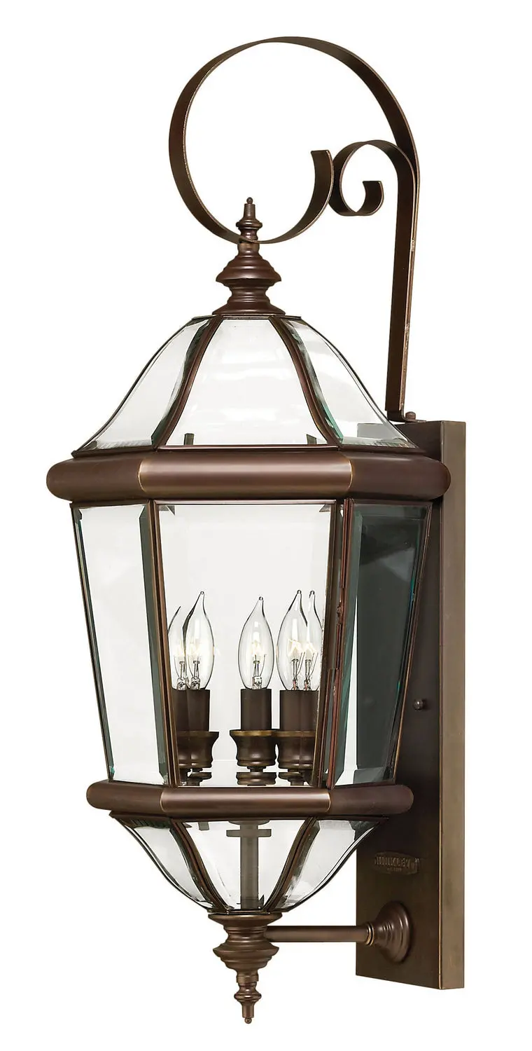 Augusta Led Wall Mount In Copper Bronze 1